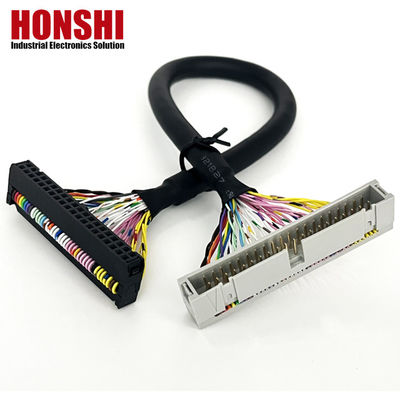 UL20276 인증 40P 보호 리본 케이블 PLC 연결 IDC 상자 헤더 평면 케이블
