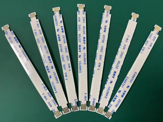 OEM ODM 평면 FFC 리본 케이블 사용자 정의 Awm 20706 6 / 50 핀 FPC FFC 케이블