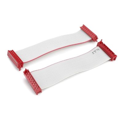 PVC 폴리에스터 28AWG 평면 케이블 1.27mm 마이크로 커넥터 8 핀 IDC 케이블