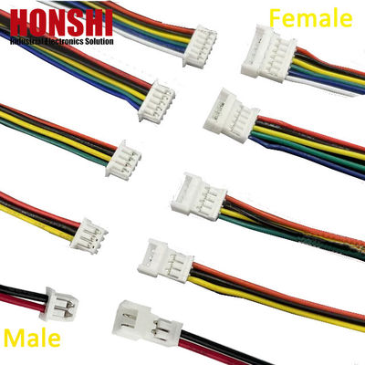 터미널 와이어 허리네스 어셈블리 남성 및 여성 전자 와이어 1.25mm 피치