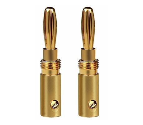 바나나 총알 플러그 커넥터 2.5mm 3.0mm 3.5mm 4.0mm 4.5mm 5.0mm 가공 핀