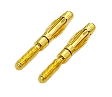 바나나 총알 플러그 커넥터 2.5mm 3.0mm 3.5mm 4.0mm 4.5mm 5.0mm 가공 핀