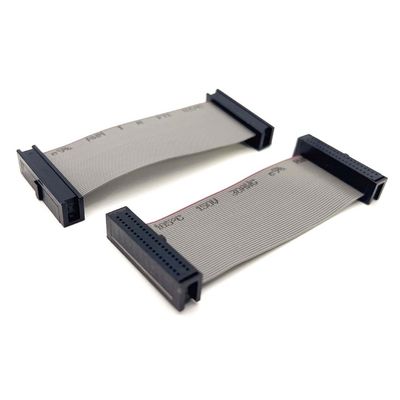 1.27mm 피치 리본 평면 케이블 어셈블리 리본 IDC 커넥터 케이블 20 핀 와이어 하번