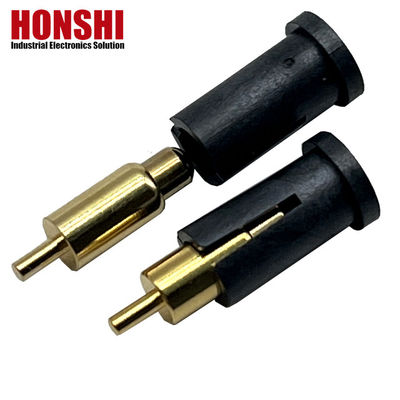 2.8mm 포고 핀 커넥터 디프 타입 금으로 접힌 청동 포고 핀