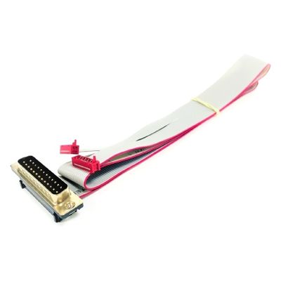 회색 PVC D 하위 평면 케이블 UL2651 28AWG 마이크로 매치 케이블
