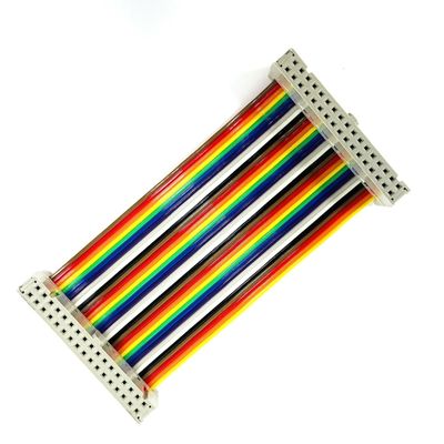 D 소 9 핀 평면 전기 케이블 28AWG 직렬 RS232 리본 케이블