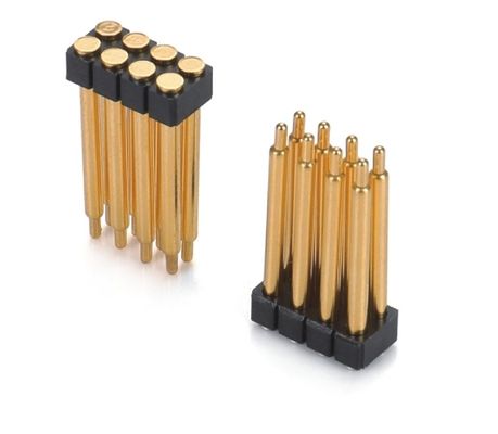 20.0mm Pitch H2.5mm 남성 포고 핀 커넥터 PCB 듀얼 라이 20pin 직사용