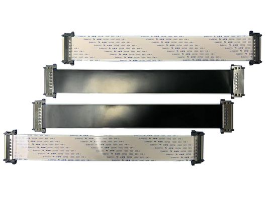 금으로 칠된 구리 평면 플렉스 Lvds 케이블 에어백 Vw 41pin 사용자 지정 20cm FFC 케이블
