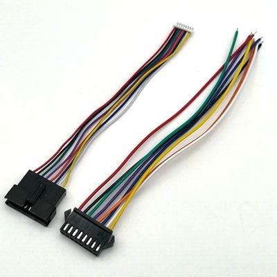 커스터마이징 가능한 JST SM2.5 8 핀 커넥터 전기 와이어 하번스 어셈블리 ul1007 24awg