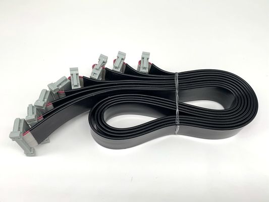 10 - 64 핀 평면 케이블 1.27x2.54mm 피치 IDC 커넥터 평면 리본 케이블 집합