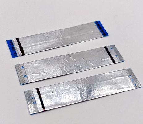 전자 평면 유연 케이블 8 핀 금판 1.25mm 10cm Ffc 케이블 UL20624 80C 60V