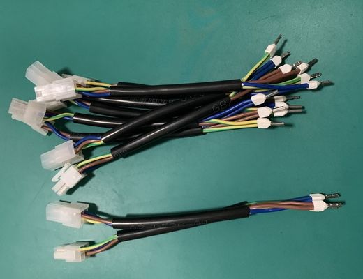 PVC 재킷 소재의 둥근 링 터미널 와이어