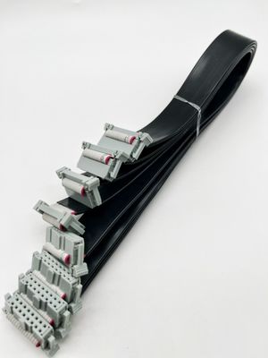 16 핀 IDC 평면 PVC 리본 케이블 2.54mm 피치 커넥터 사용자 정의 길이
