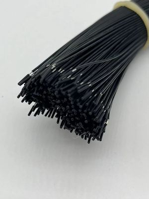 2.54mm Pitch 4 Pin Dupont 케이블 어셈블리 UL1007 24awg 검은색 사용자 정의 길이