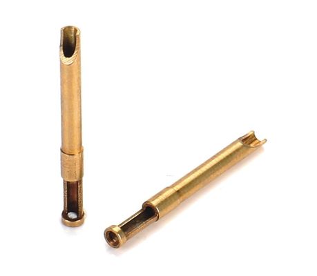 OEM CNC 청동 가공 핀 접촉 자동 톱니 프로세스 사용자 정의 크기