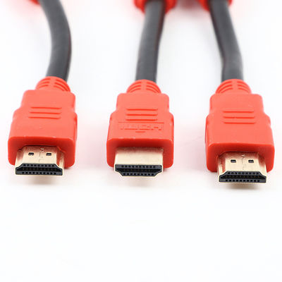 금으로 접힌 폼드 케이블 조립 4K HDTVI 1.4 2.0 케이블 30AWG PC TV용