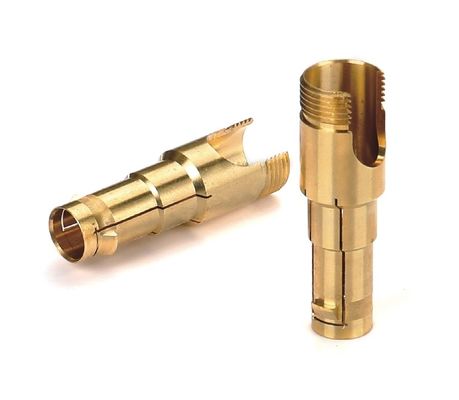 맞춤형 CNC Brass Pins 고전압 EV 충전 콘택트 플러그 여성 핀