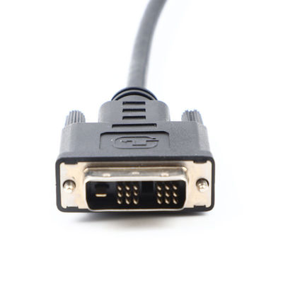 DVI 18 1 남성에서 남성 HD 폼드 케이블 집합 OD6.0 HDTV UL20276 30Awg