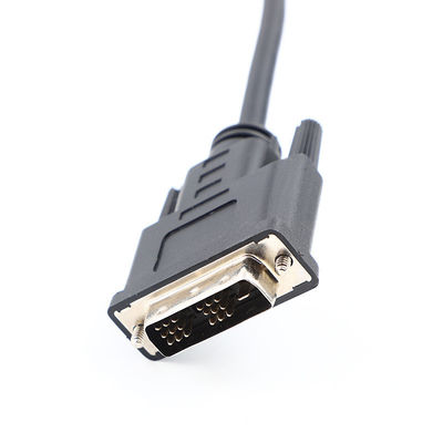 DVI 18 1 남성에서 남성 HD 폼드 케이블 집합 OD6.0 HDTV UL20276 30Awg