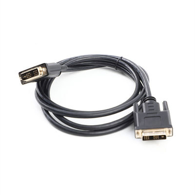 DVI 18 1 남성에서 남성 HD 폼드 케이블 집합 OD6.0 HDTV UL20276 30Awg