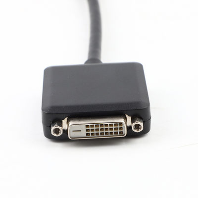 DP 남성에서 DVI 여성 어댑터 케이블 PC TV 전자 연결을 위해 200mm 골드 팔티드