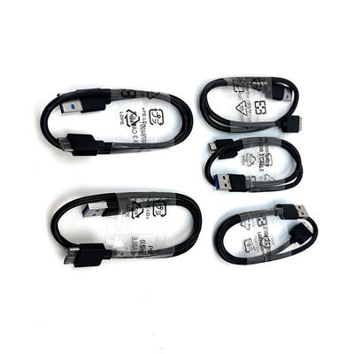 빠른 충전 데이터 전송 USB 케이블 28AWG 데이터 케이블 사용자 정의 길이