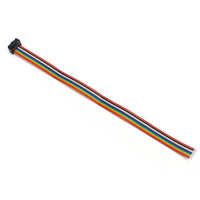사용자 지정 2.54mm 12 핀 리본 케이블 IDC 소켓 UL2651 28AWG 평면 유선 조립