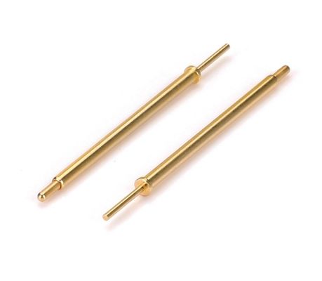 커넥터 가공 핀 2.0x18.5mm 금으로 접힌 터미널 핀 구리 접촉 포인트 핀