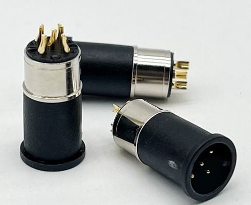 M12 5 핀 여성 및 남성 패널 마운트 멀티 핀 원형 케이블 커넥터 방수