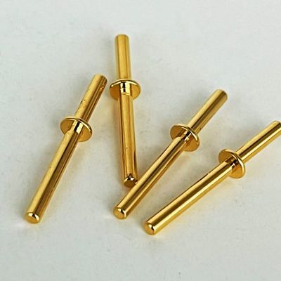 금 접착 청동 가공 핀 1.6x20mm CNC 수직 가공 센터