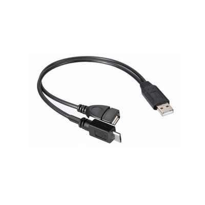 전자 USB 3.0 A 남성 마이크로 B 남성 케이블 22AWG - 28AWG USB C 충전 케이블