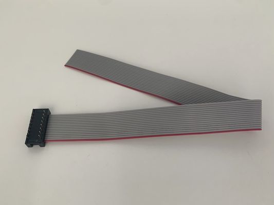 DIP 플러그 회색 평면 케이블 조립 16 핀 리본 케이블 UL2651 28awg 2.54mm 피치