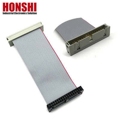 34 핀 평면 케이블 UL2651 28awg 2.54mm 리본 케이블 IDC 소켓에서 상자 헤더