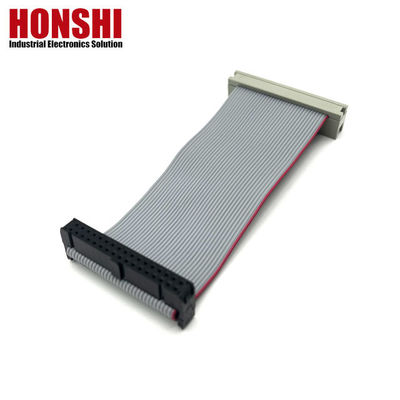 34 핀 평면 케이블 UL2651 28awg 2.54mm 리본 케이블 IDC 소켓에서 상자 헤더