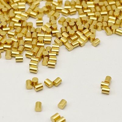 사용자 지정 가공 스핀 1.8mm 지름 10u '금질 된 청동 접촉 스핀 남성 성별