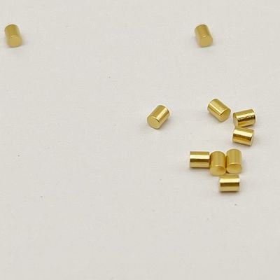 사용자 지정 가공 스핀 1.8mm 지름 10u '금질 된 청동 접촉 스핀 남성 성별