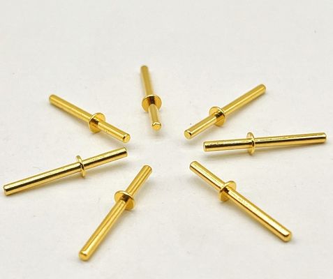 CNC 턴 머신 핀 둥근 구리 핀 금 접착 전기 전력