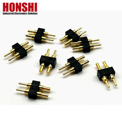 여성 포고 핀 커넥터 6P 금판 H2.5 디프 타입 구리 접촉 PCB 고전류