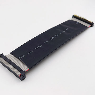 사용자 지정 2.54mm 검은 평면 케이블 6 핀 - 64 핀 IDC 평면 리본 케이블 조립