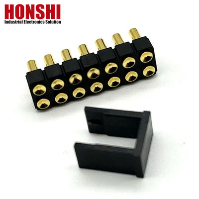 2.54mm 고전 포고 핀 커넥터 여성 2x7P 금판 H2.5 SMT 타입 PCB