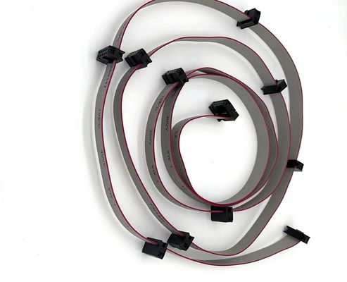 사용자 지정 6 핀 - 64P IDC 평면 케이블 집합 2.54mm 피치 리본 케이블