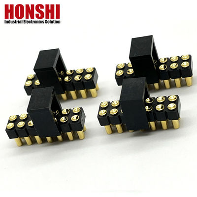 2.54mm 고전 포고 핀 커넥터 여성 2x7P 금판 H2.5 SMT 타입 PCB