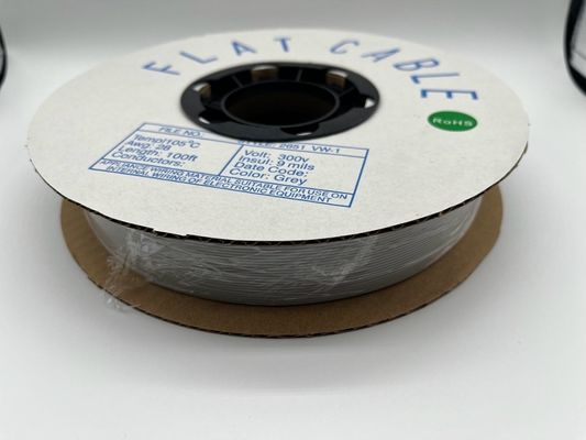 4핀 - 64핀 맞춤형 평면 케이블 회색 피치 1.27mm 리본 케이블 76.5 M/ 롤