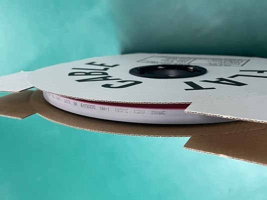 4핀 - 64핀 맞춤형 평면 케이블 회색 피치 1.27mm 리본 케이블 76.5 M/ 롤