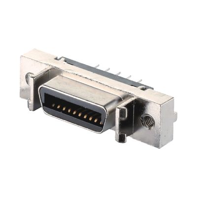HPCN 와이어 투 보드 커넥터 MDR SCSI 피치 1.27mm 14 핀 남성 여성 커넥터