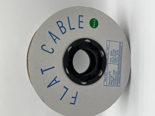 4핀 - 64핀 맞춤형 평면 케이블 회색 피치 1.27mm 리본 케이블 76.5 M/ 롤