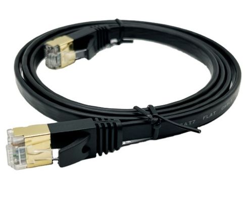 주문형 블랙 폼드 케이블 집합 RJ45 Cat7 이더넷 패치 케이블 8P8C 커넥터 케이블