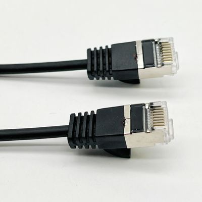 주문형 블랙 폼드 케이블 집합 RJ45 Cat7 이더넷 패치 케이블 8P8C 커넥터 케이블