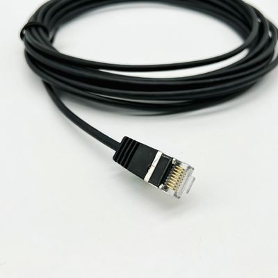 주문형 블랙 폼드 케이블 집합 RJ45 Cat7 이더넷 패치 케이블 8P8C 커넥터 케이블