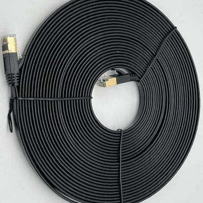 주문형 블랙 폼드 케이블 집합 RJ45 Cat7 이더넷 패치 케이블 8P8C 커넥터 케이블
